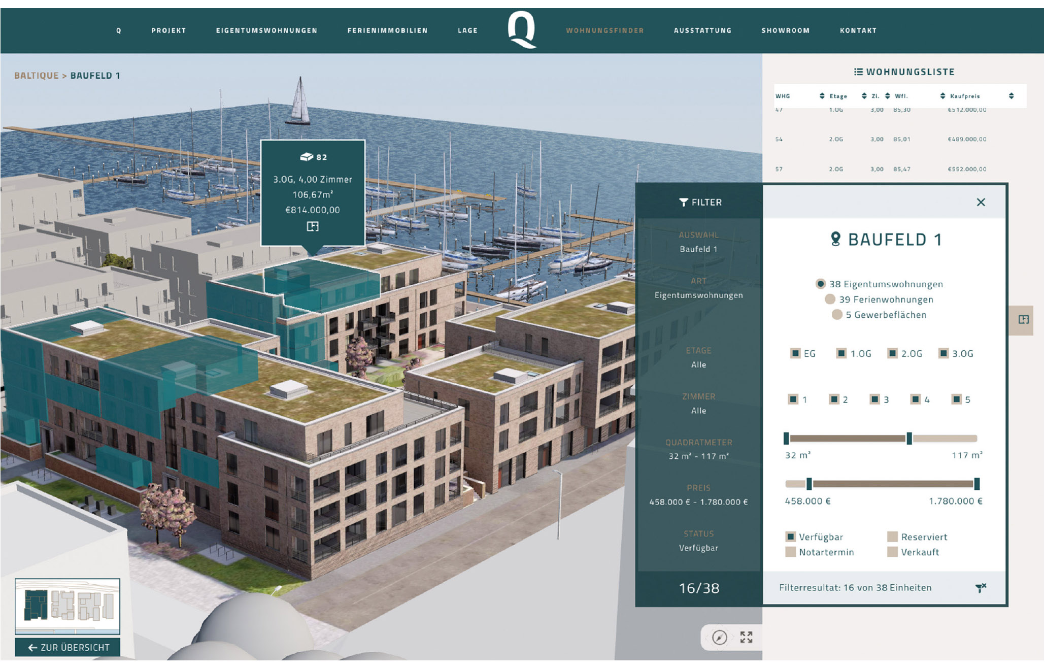 Wohnungsfinder Baltique