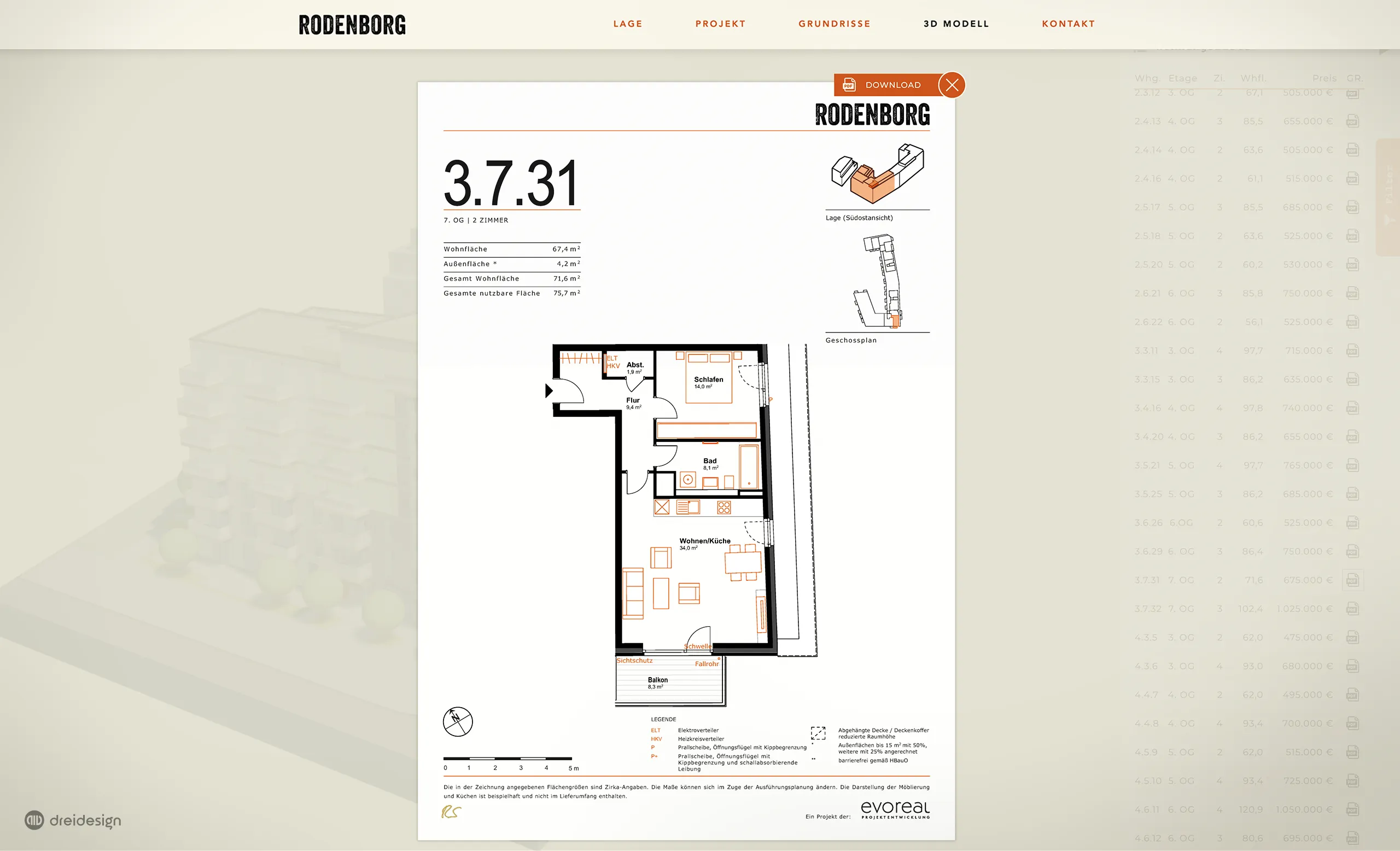 Wohnungsfinder Rodenborg 8